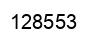 Number 128553 black image