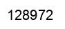 Number 128972 black image