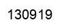 Number 130919 black image