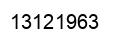 Número 13121963 imagen negro