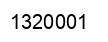 Number 1320001 black image