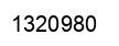 Número 1320980 imagen negro