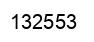 Number 132553 black image