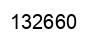 Number 132660 black image