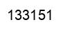 Number 133151 black image