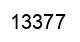 Number 13377 black image