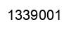 Number 1339001 black image