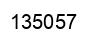 Number 135057 black image