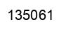 Number 135061 black image
