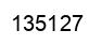 Number 135127 black image