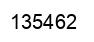 Número 135462 imagen negro