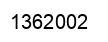 Number 1362002 black image