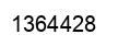 Number 1364428 black image