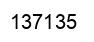 Number 137135 black image