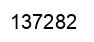 Number 137282 black image