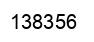 Number 138356 black image