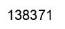Number 138371 black image