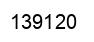 Number 139120 black image