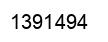 Number 1391494 black image