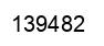 Number 139482 black image