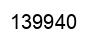 Number 139940 black image