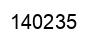 Número 140235 imagen negro