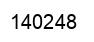 Number 140248 black image