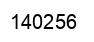 Number 140256 black image
