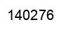 Number 140276 black image
