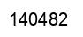 Number 140482 black image