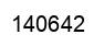 Number 140642 black image