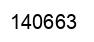 Number 140663 black image