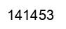 Number 141453 black image