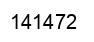 Number 141472 black image