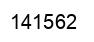 Number 141562 black image