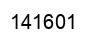 Number 141601 black image