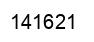 Number 141621 black image