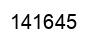Number 141645 black image