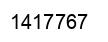 Number 1417767 black image