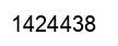 Number 1424438 black image