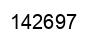 Number 142697 black image
