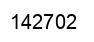 Number 142702 black image