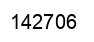 Number 142706 black image