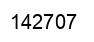 Number 142707 black image