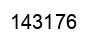 Number 143176 black image