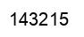 Number 143215 black image