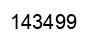 Number 143499 black image