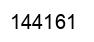 Number 144161 black image