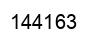 Number 144163 black image
