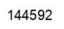 Number 144592 black image
